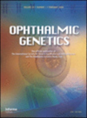 Ophthalmic Genetics雜志