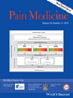 Pain Medicine雜志
