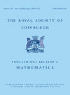 Proceedings Of The Royal Society Of Edinburgh Section A-mathematics雜志