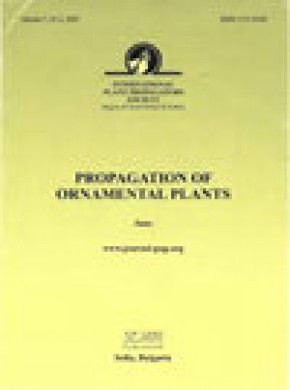Propagation Of Ornamental Plants雜志