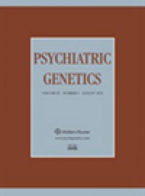 Psychiatric Genetics雜志