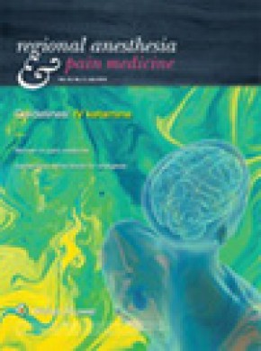Regional Anesthesia And Pain Medicine雜志