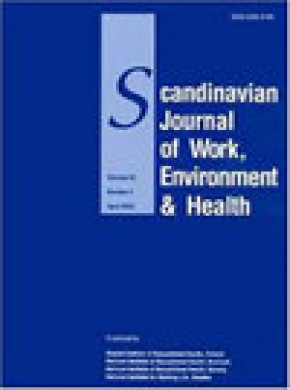 Scandinavian Journal Of Work Environment & Health雜志