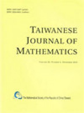 Taiwanese Journal Of Mathematics雜志