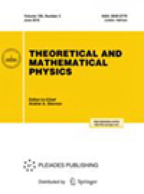 Theoretical And Mathematical Physics雜志