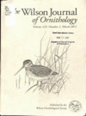 Wilson Journal Of Ornithology雜志