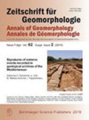 Zeitschrift Fur Geomorphologie雜志