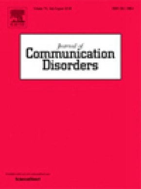 Journal Of Communication Disorders雜志