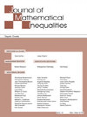 Journal Of Mathematical Inequalities雜志
