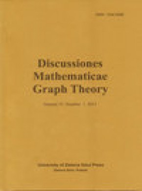 Discussiones Mathematicae Graph Theory