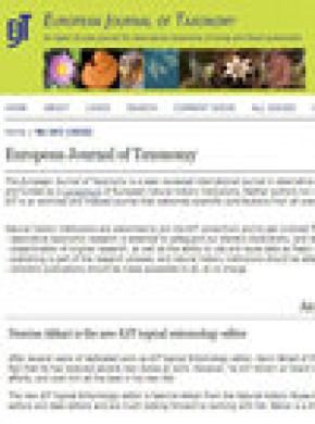 European Journal Of Taxonomy雜志
