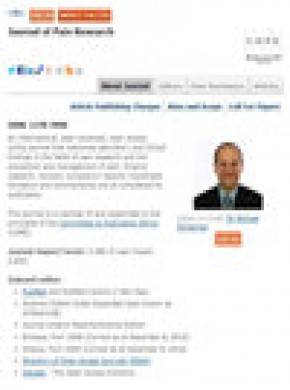 Journal Of Pain Research雜志