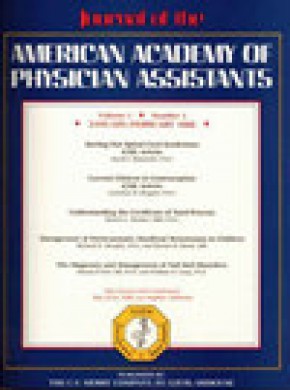 Jaapa-journal Of The American Academy Of Physician Assistants雜志