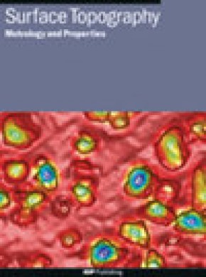 Surface Topography-metrology And Properties雜志