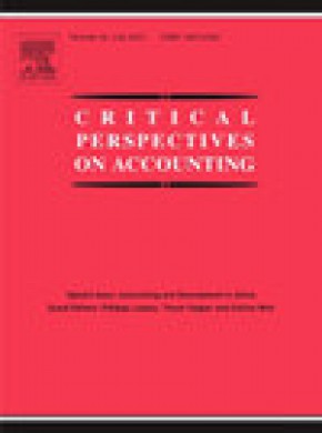 Critical Perspectives On Accounting雜志