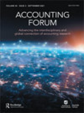 Accounting Forum雜志