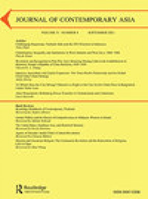 Journal Of Contemporary Asia雜志