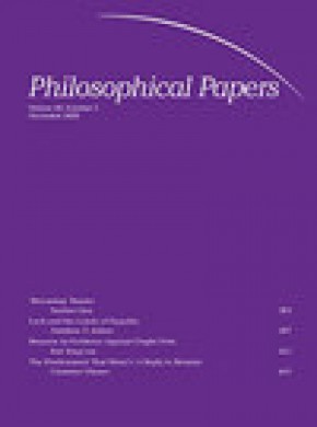 Philosophical Papers雜志