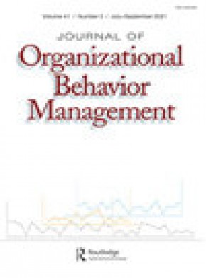Journal Of Organizational Behavior Management雜志