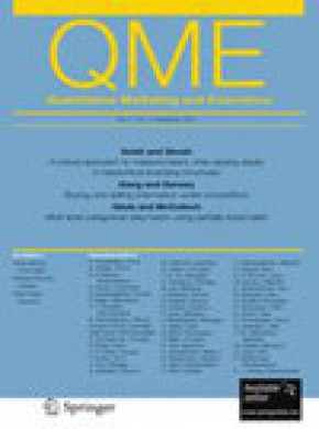 Qme-quantitative Marketing And Economics雜志