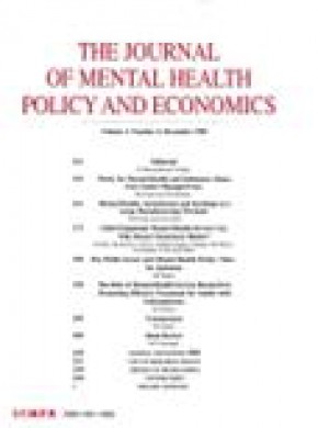 Journal Of Mental Health Policy And Economics雜志