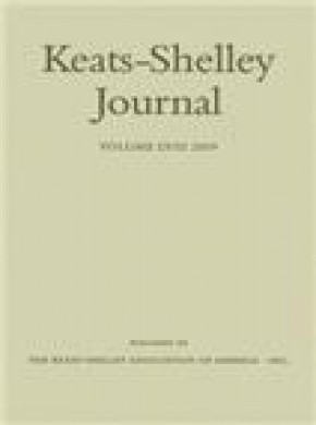 Keats-shelley Journal雜志