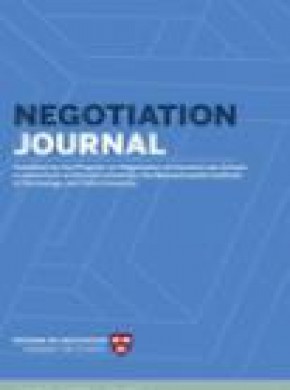 Negotiation Journal雜志