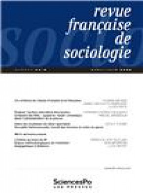 Revue Francaise De Sociologie雜志