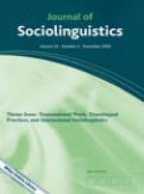 Journal Of Sociolinguistics雜志