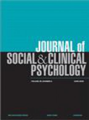 Journal Of Social And Clinical Psychology雜志