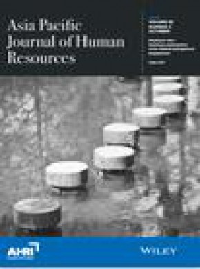 Asia Pacific Journal Of Human Resources雜志