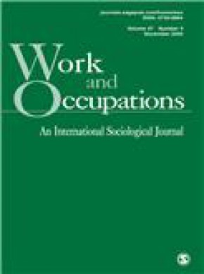 Work And Occupations雜志