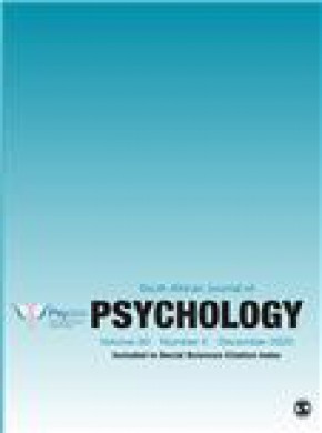 South African Journal Of Psychology雜志