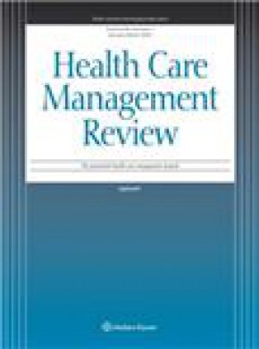 Health Care Management Review雜志