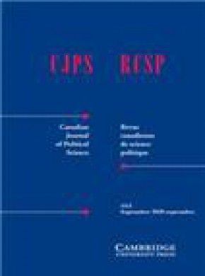 Canadian Journal Of Political Science-revue Canadienne De Science Politique雜志