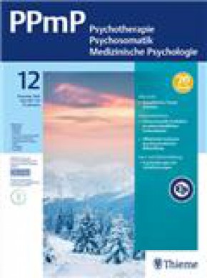 Psychotherapie Psychosomatik Medizinische Psychologie雜志