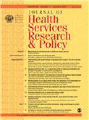 Journal Of Health Services Research & Policy雜志