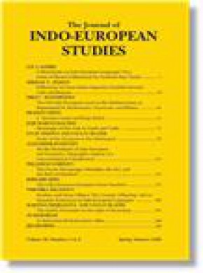Journal Of Indo-european Studies雜志