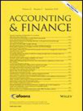 Accounting And Finance雜志