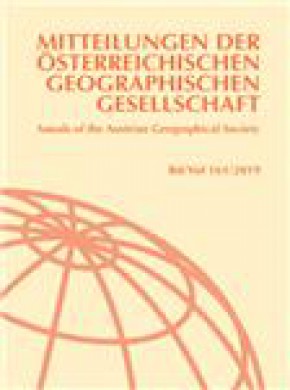 Mitteilungen Der Osterreichischen Geographischen Gesellschaft雜志