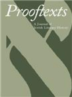 Prooftexts-a Journal Of Jewish Literary History雜志