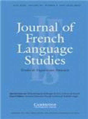 Journal Of French Language Studies雜志