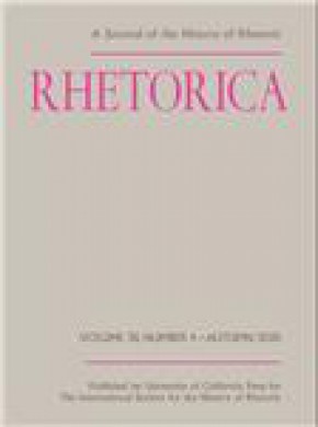 Rhetorica-a Journal Of The History Of Rhetoric雜志