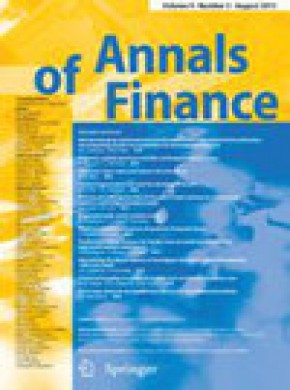Annals Of Finance雜志