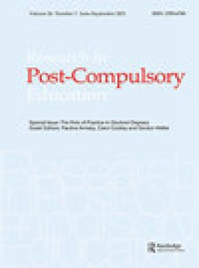 Research In Post-compulsory Education雜志