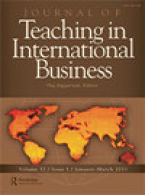 Journal Of Teaching In International Business雜志