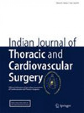 Indian Journal Of Thoracic And Cardiovascular Surgery雜志