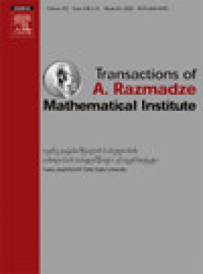 Transactions Of A Razmadze Mathematical Institute雜志