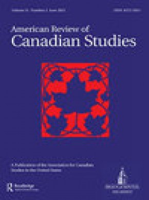 American Review Of Canadian Studies雜志