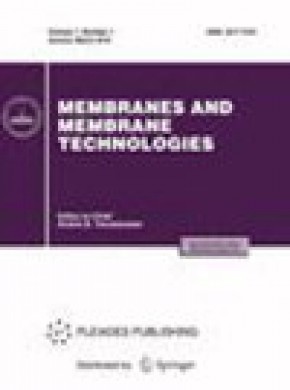 Membranes And Membrane Technologies雜志